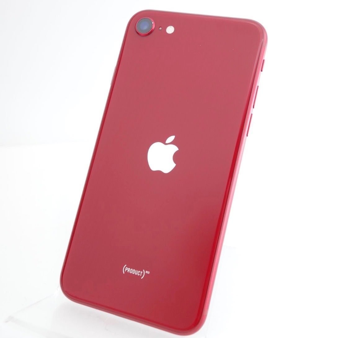 バッテリー100%】iPhoneSE(第3世代) 128GB SIMフリー レッド 美品 送料
