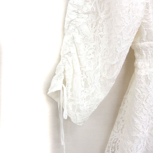 専用 アプワイザーリッシェ　レースブラウス アプワイザーリッシェ Apuweiser-riche レース ブラウス 7分袖 Vネック