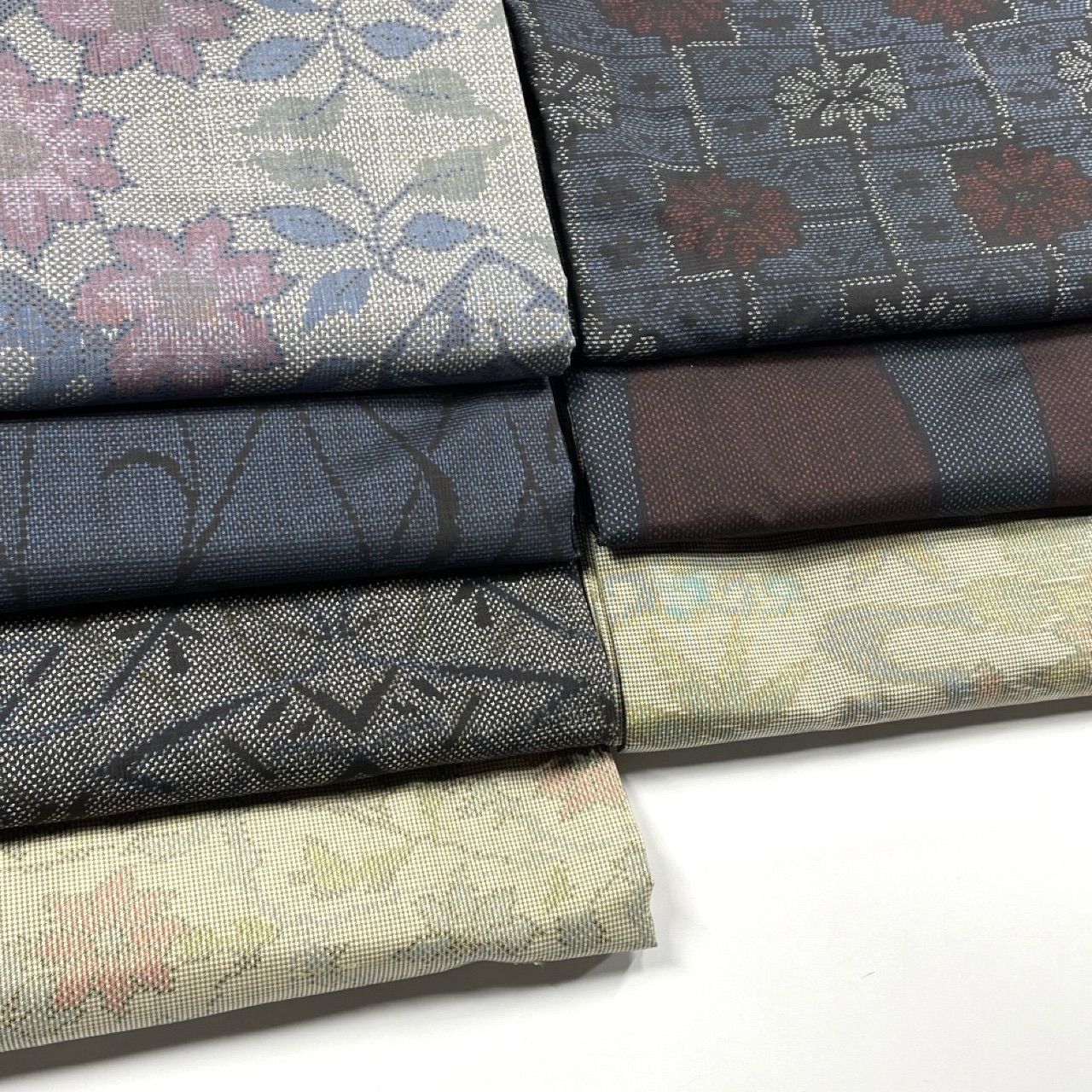 大島紬 正絹 着物 同梱 リメイク用 着付け N 042