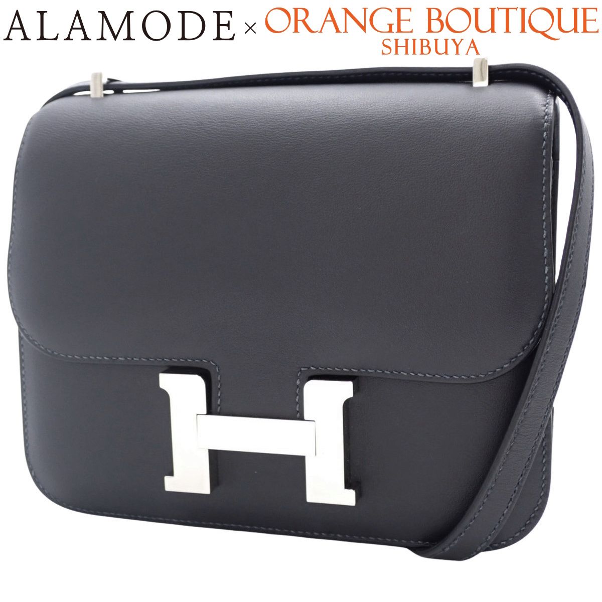 HERMES(エルメス) コンスタンス3ミニ ミロワール アルドワーズ ヴォースイフト パラジウム金具 シルバー金具 W刻印 ショルダーバッグ 肩掛け 斜め掛け コンスタンス18 レディース 40802173174【中古】【アラモード】 HERMES(エルメス) コンスタンス3ミニ ミロワール アルドワーズ ヴォー