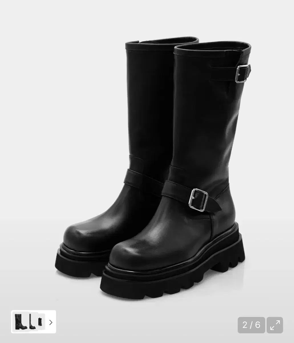 ラフネック 545 ミール エンジニアブーツ ブラック