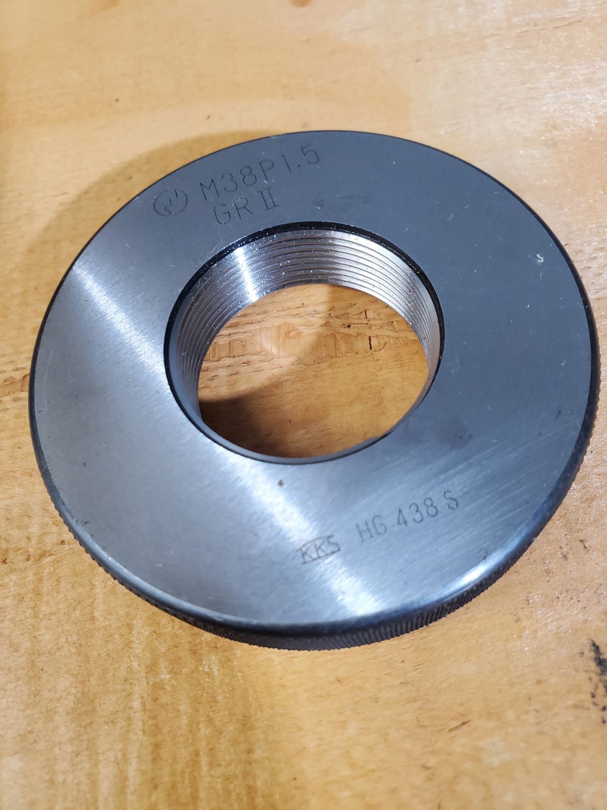 KKS 黒田精工 ネジリングゲージ ネジプラグゲージ セット M 38-P 1.5