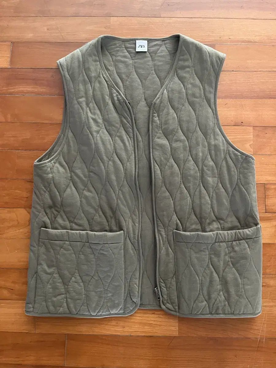 ZARA(正規品) メンズ ベスト カーキ