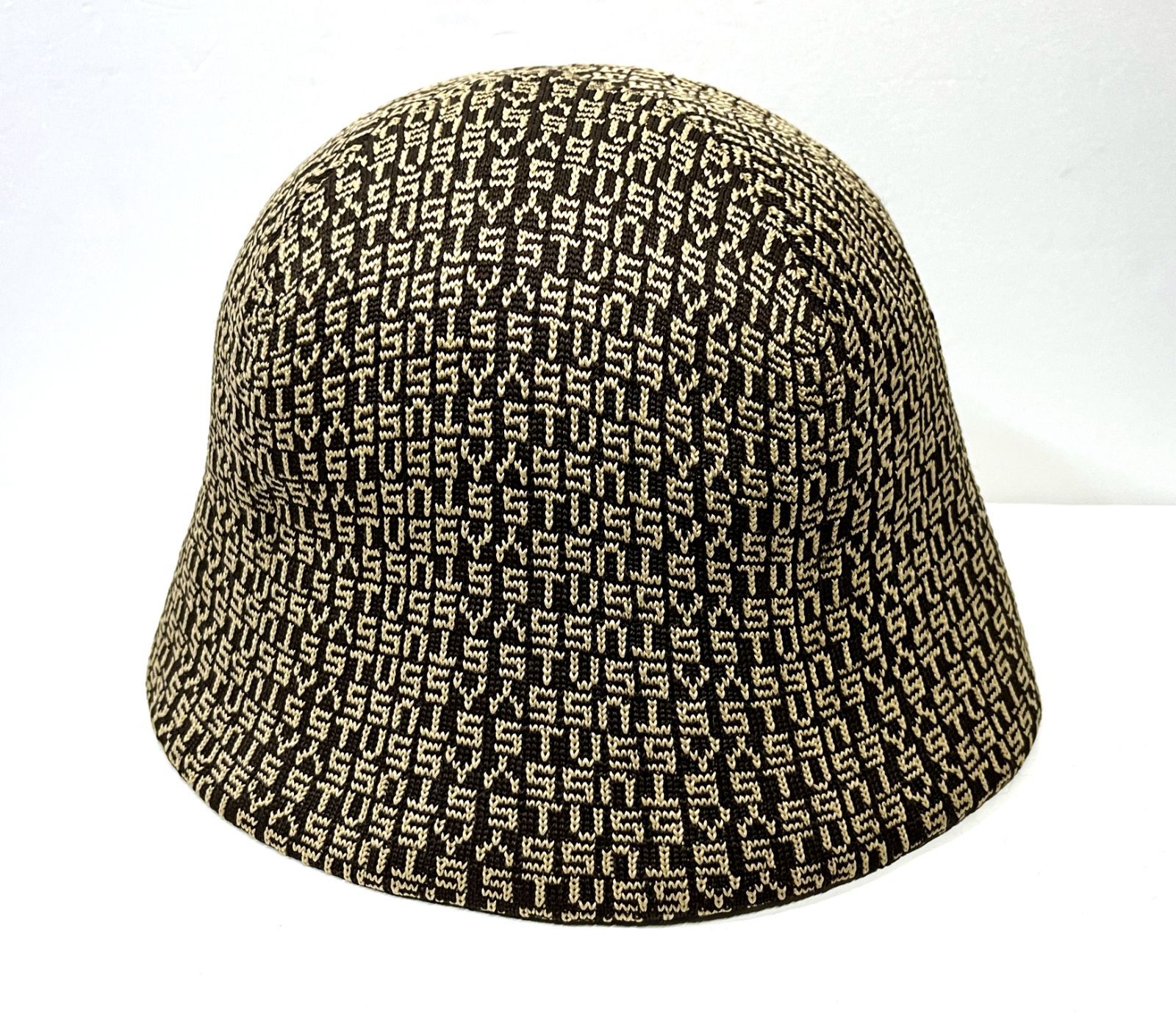 00 s ヴィンテージ STUSSY｜ステューシー ロゴ総柄 バケットハット 帽子