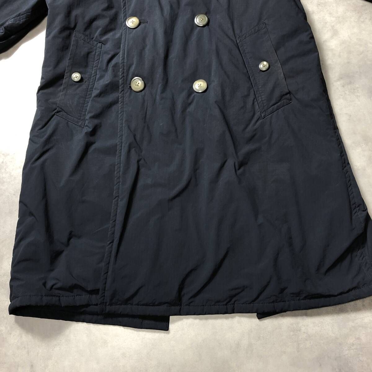 GQ4368◇KAPTAIN SUNSHINE : PRIMALOFT中綿ダブルブレストトレンチ