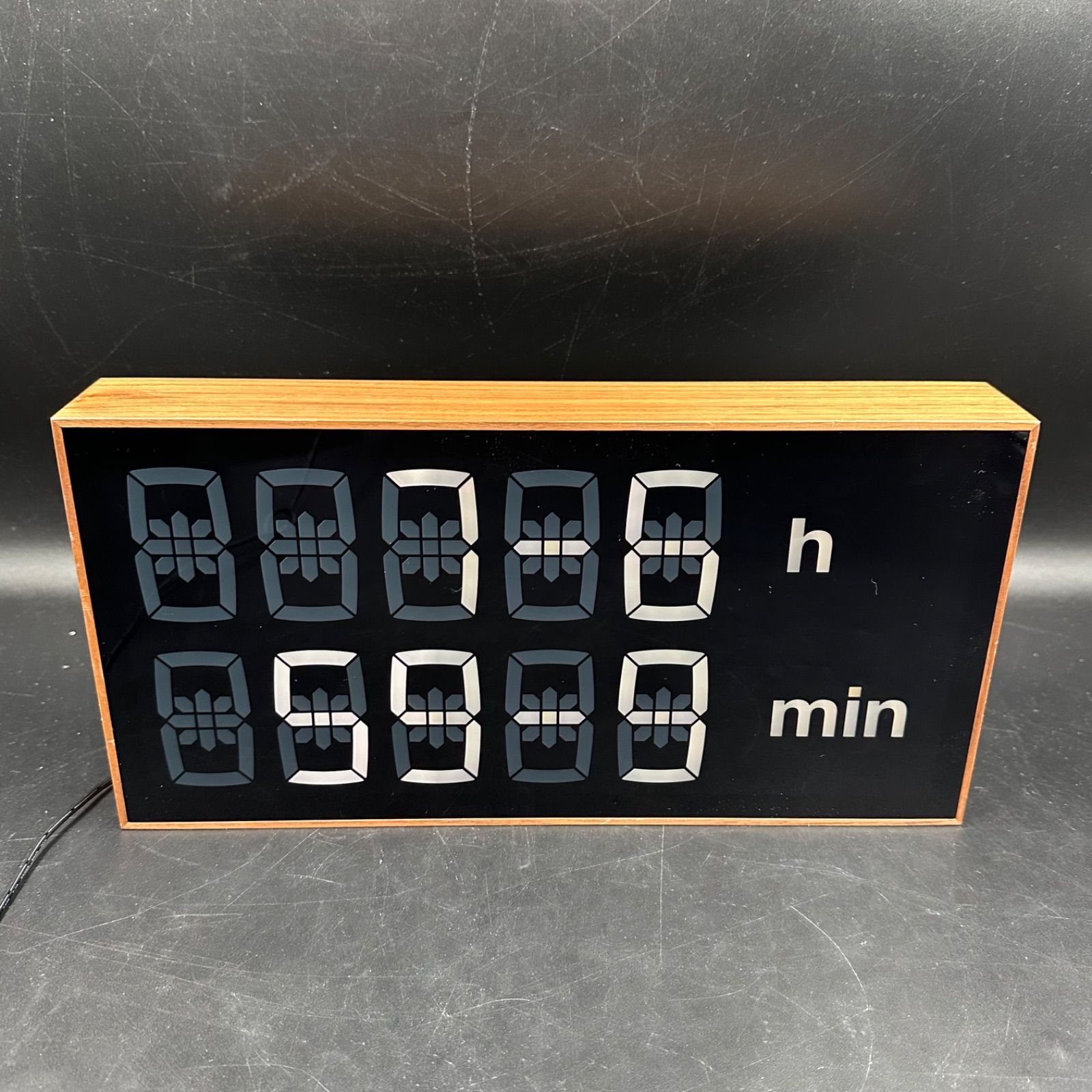 ALBERT CLOCK ウォールナット アルバートクロック デジタル時計 置き時計 数学 算数