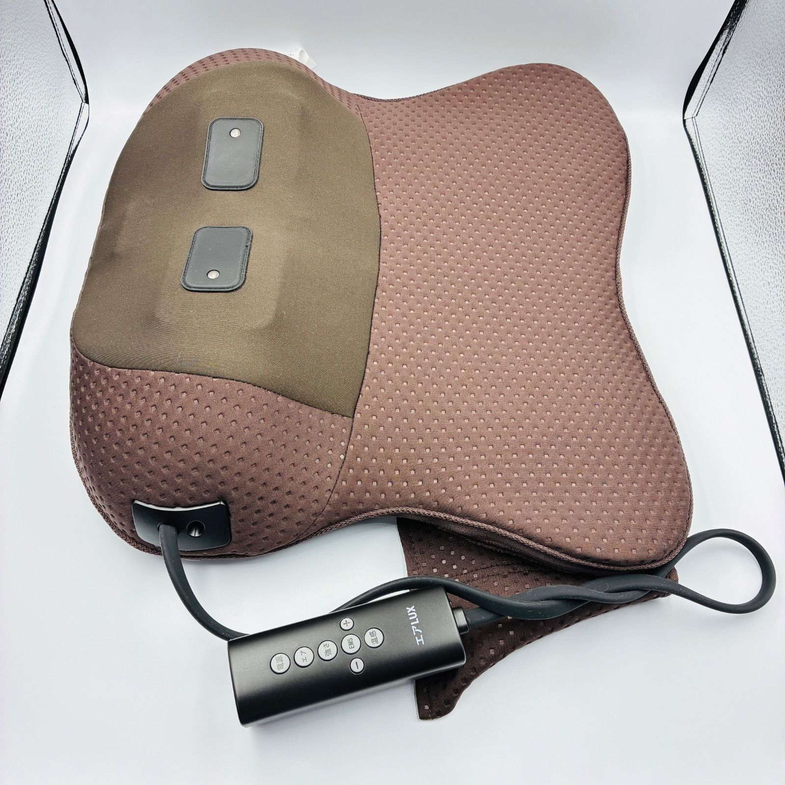  首肩エアーマシン エアLUX マッサージクッション BY 23-AT 0101 首肩エアー＆EMSマシン NIPLUX 管 ネックマッサージ マッサージ