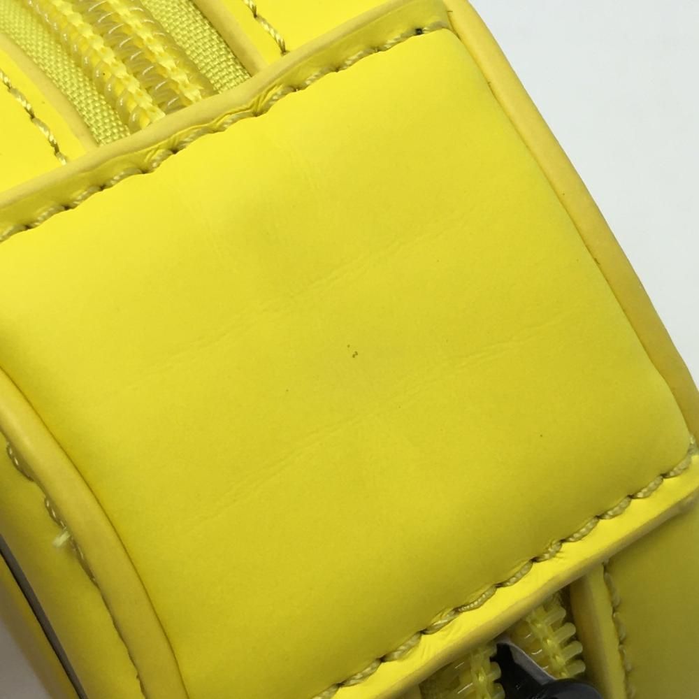 パーリーゲイツ ポーチ イエロー×黒 スマイル 小物入れ ニコちゃん