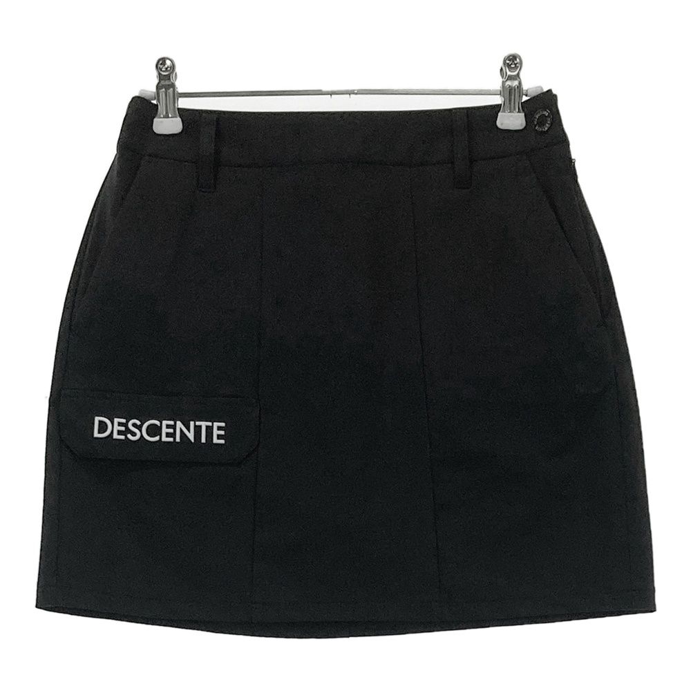 サイズ 61 S GOLF デサントゴルフ インナー付 ストレッチスカート ブラック系 ゴルフウェア レディース ストスト