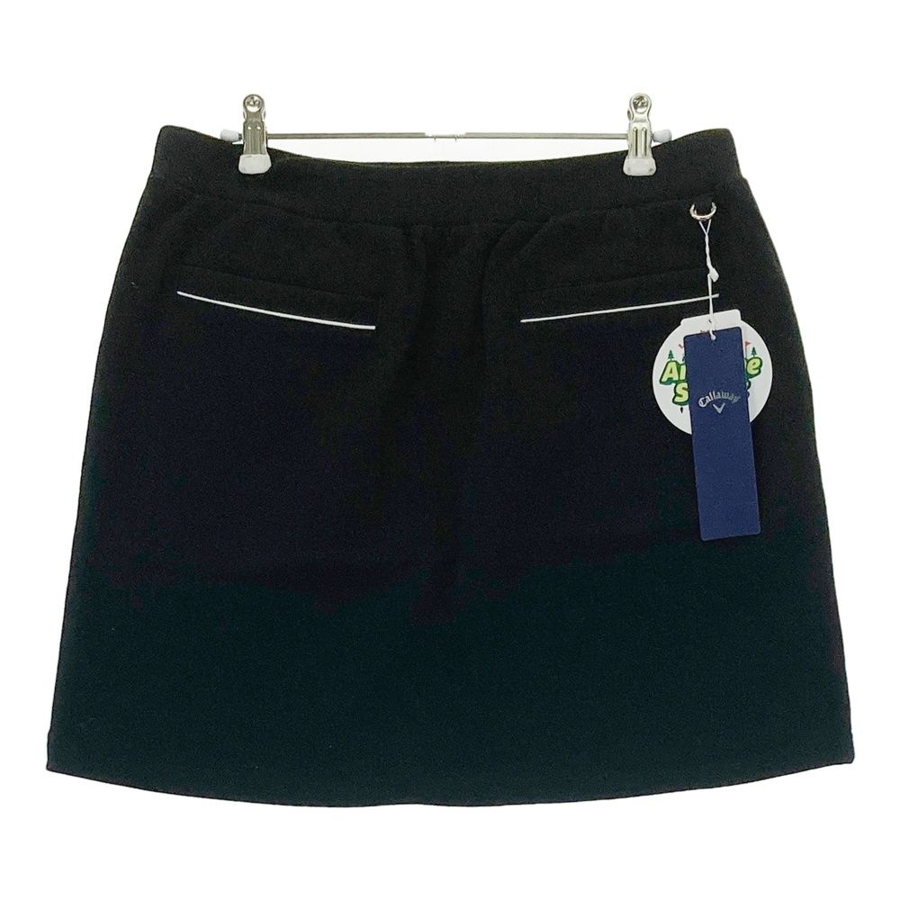 サイズ LL キャロウェイ モデル スウェットスカート ハート ブラック系 ゴルフウェア レディース ストスト