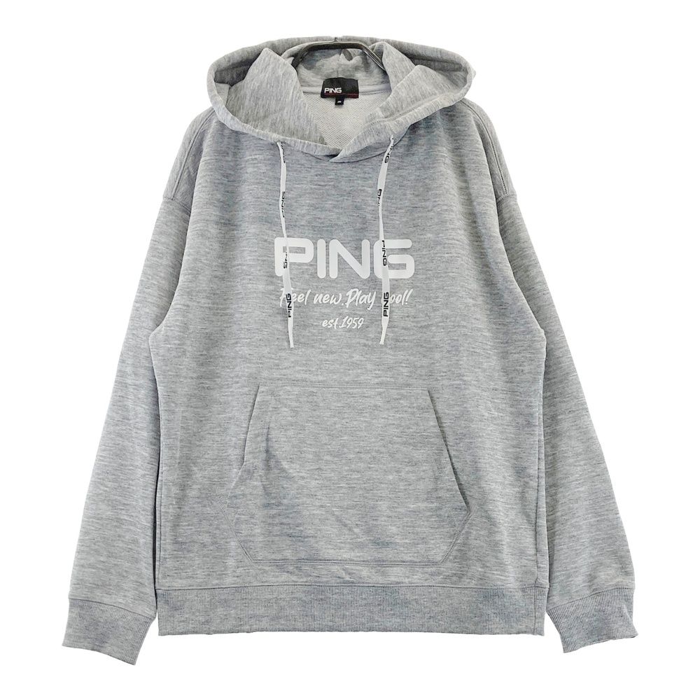【新品未使用】PING ピン ゴルフウェア スウェットパーカー グレー サイズ：M PING ピン 2024年モデル スウェット パーカー グレー系