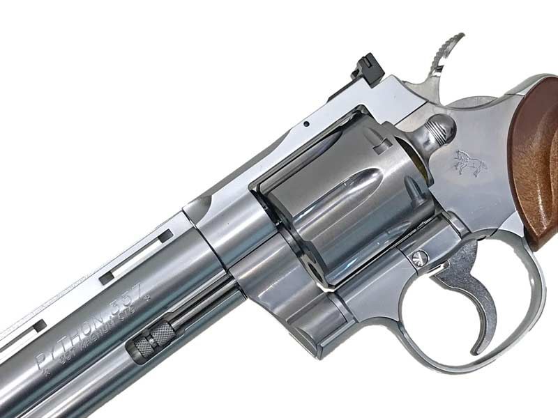 タナカ 6インチ パイソン | コルト コルトパイソン .357マグナム R-model ガスガン ステンレス HW Rモデル ガスリボルバー 357マグナム “R-model” ブルーイング素材に