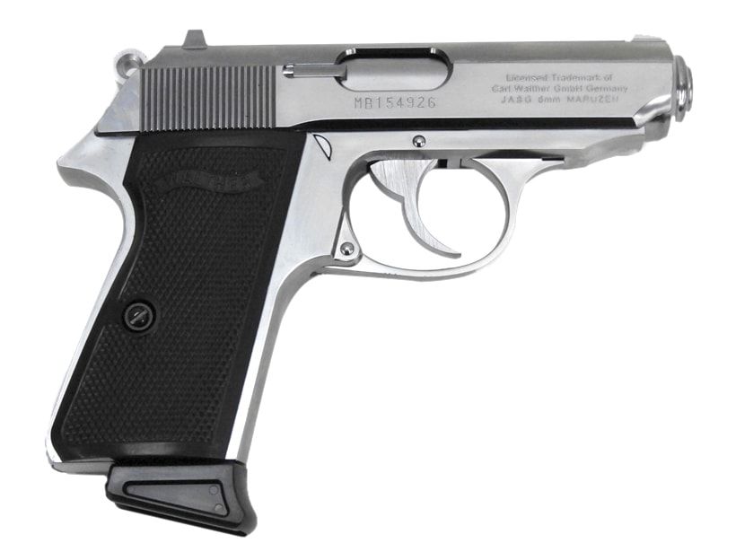 マルゼン] ワルサー ニューPPK/S ステンレスモデル ガスブローバック