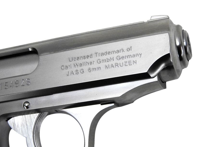 マルゼン] ワルサー ニューPPK/S ステンレスモデル ガスブローバック