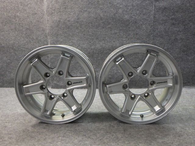 社外 15インチ ホイール WEDS KEELER 16 5 J 42 PCD 139 7 6 H 2本 ハブ110