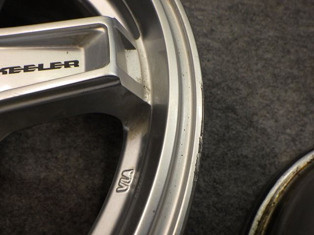  社外 15インチ ホイール WEDS KEELER 16 5 J 42 PCD 139 7 6 H 2本 ハブ110 15インチ ホイール