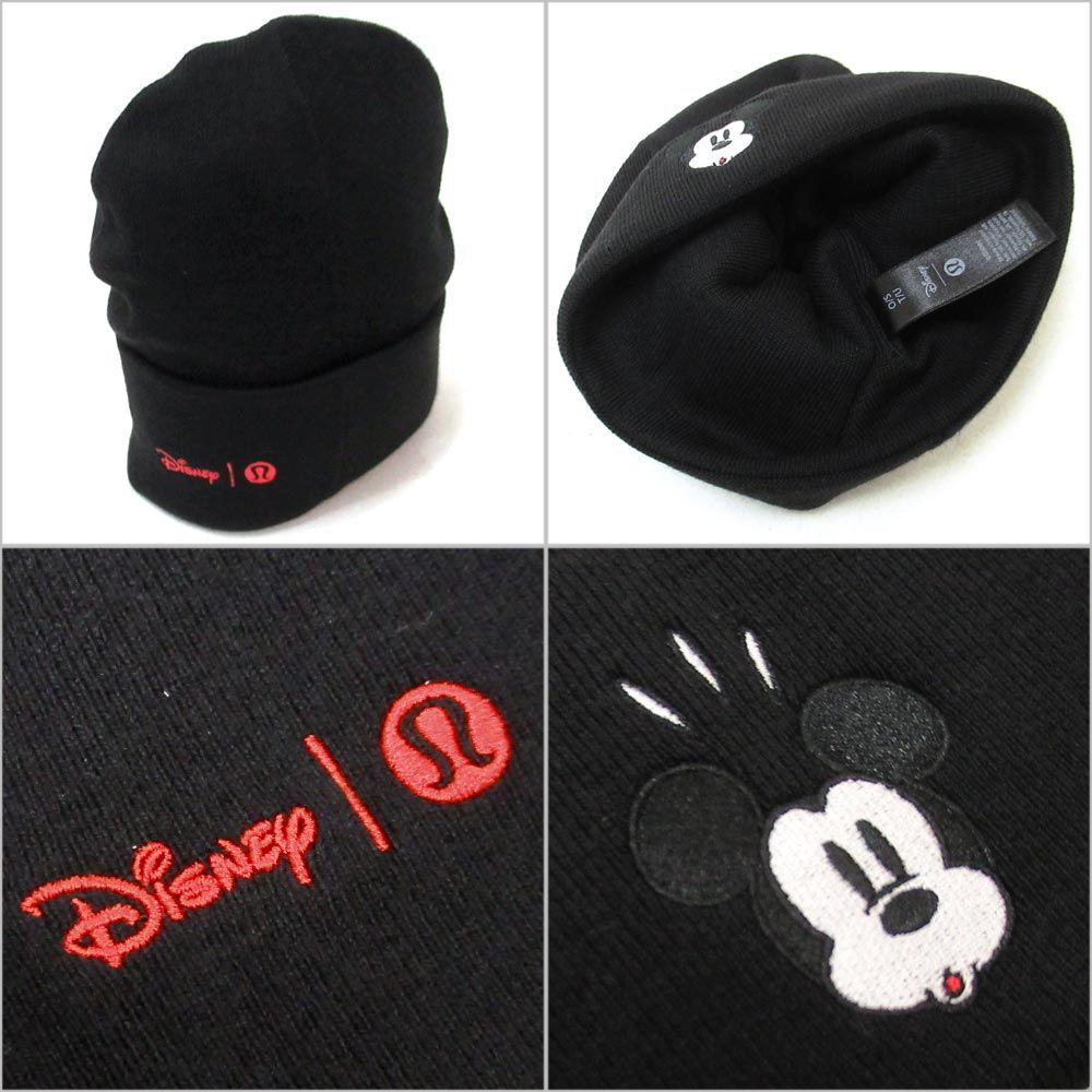 lululemon ルルレモン Disney ディズニー×ルルレモン Warm Revelation Beani コラボ ニット帽 ビーニー ニット 帽子 LU 9 CA S