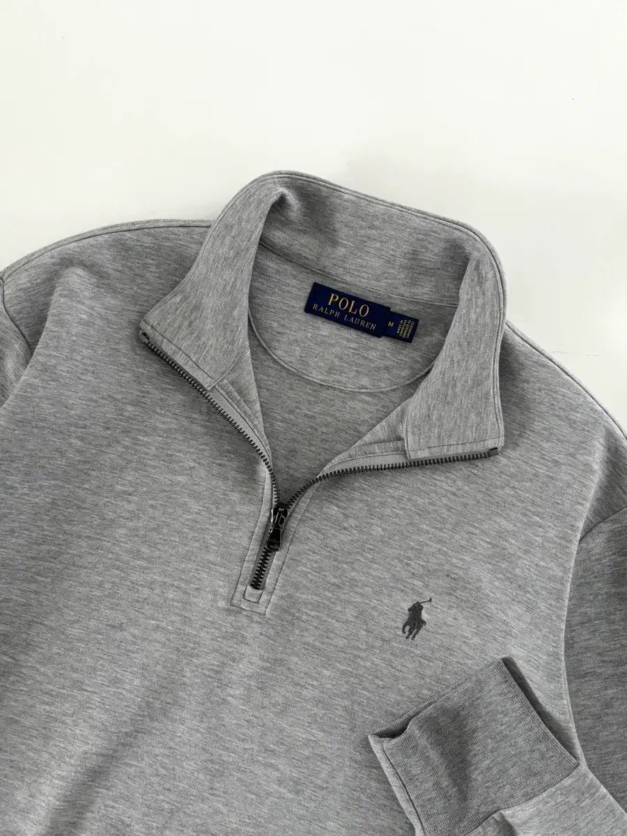 Polo ポロ ラルフローレン 新モデル グレー ハーフジップ スウェット