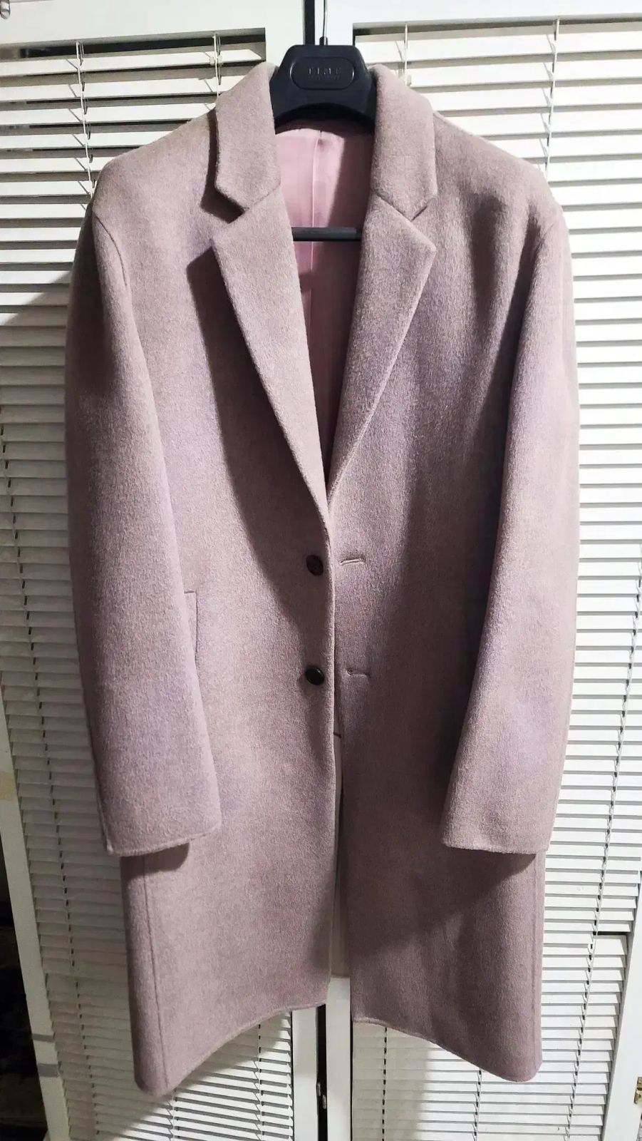 반하트 디 알바자 イタリー ウールカシミア ハンドメイド コート インディ ピンク 105