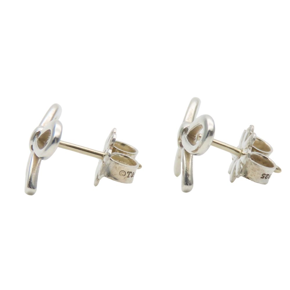 中古】 ティファニー ピアス ボウ シルバー925 約1.3g シルバー リボン