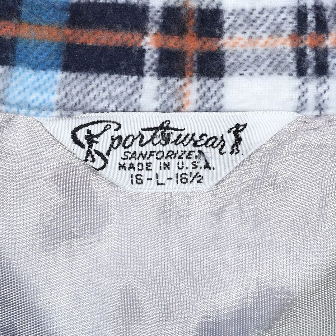 50s SPORTSWEAR USA製 プリネル ヴィンテージ オープンカラーシャツ