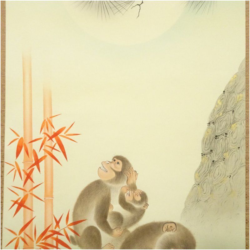 雅堂 「海の荒鷲」 肉筆　共箱　日本画　細密　動物画　アンティーク 川島美宝筆 三猿之図 肉筆絹本掛軸（共箱） 掛け軸 床の間 書 おしゃれ