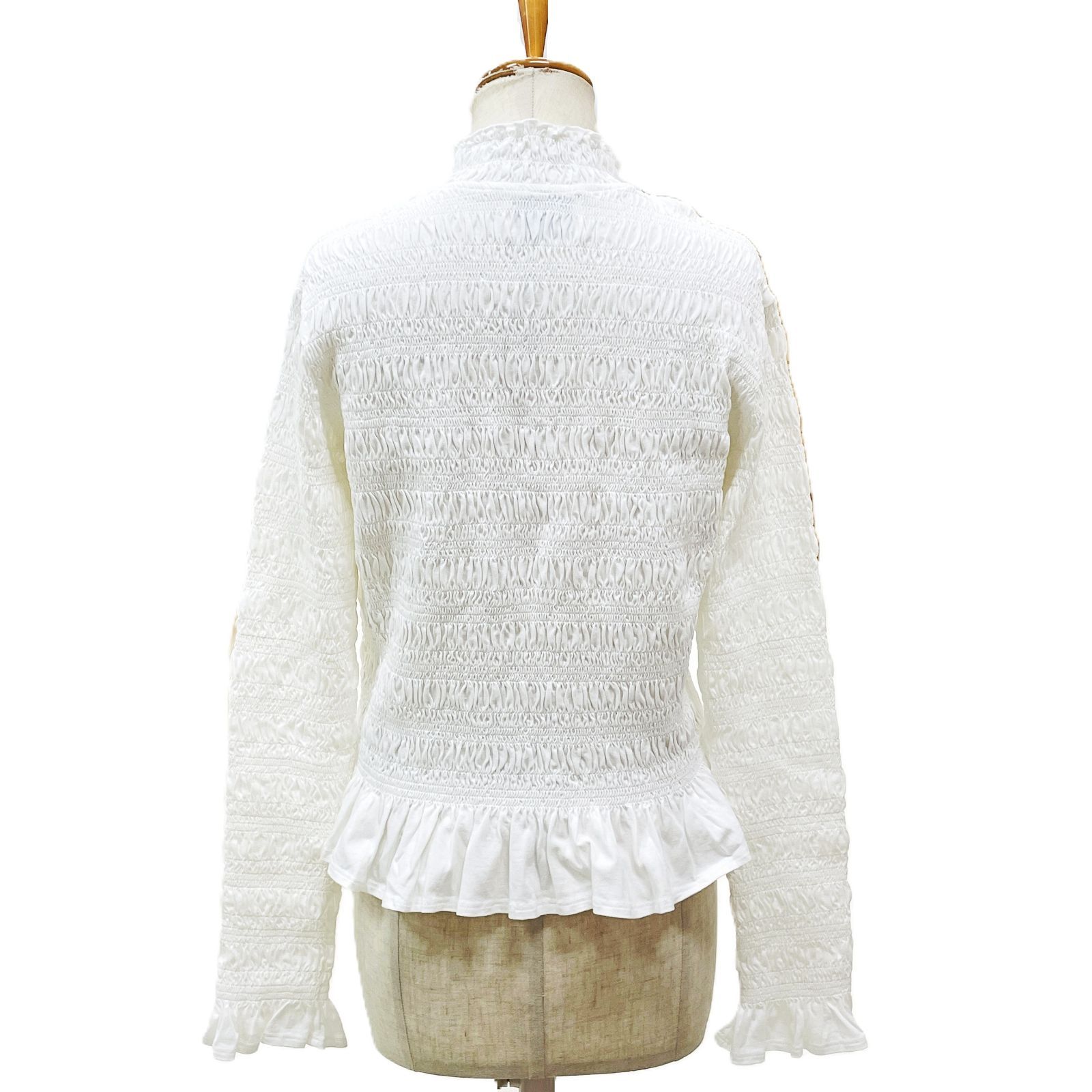 Merletto マーレット KANTOR TOP カンタートップ ブラウス S WHT 白