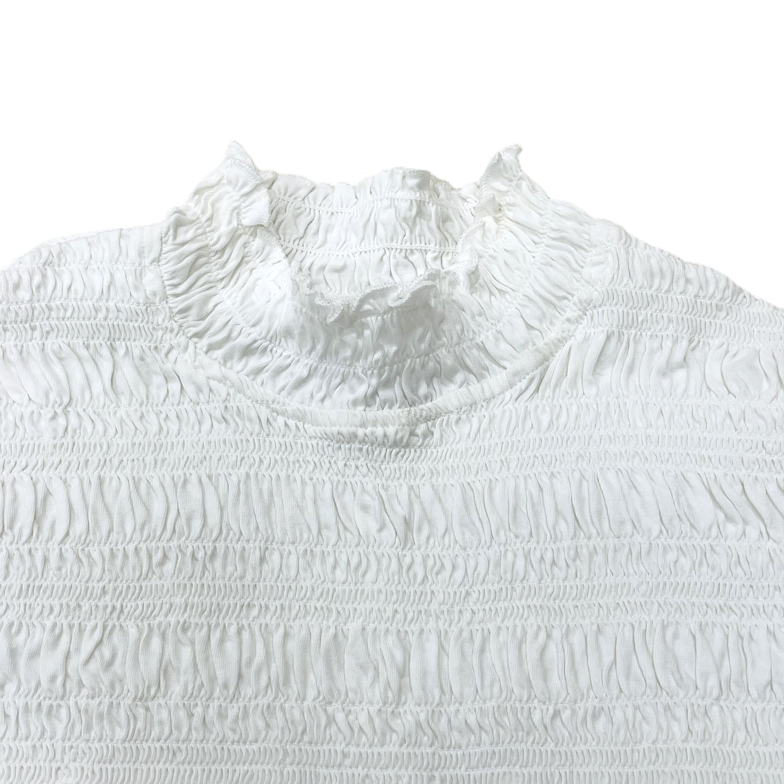  Merletto マーレット KANTOR TOP カンタートップ ブラウス S WHT 白 長袖 シャツ ブラウス