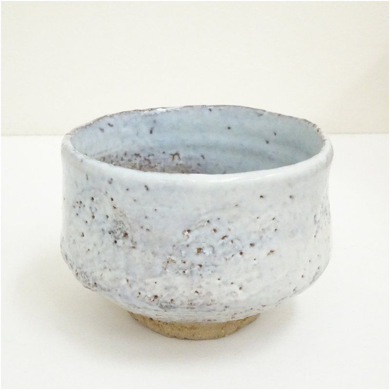 萩焼 玉隆山 吉田萩苑造 古萩写茶碗（銘：松涛）（前大徳 藤井誡堂書付