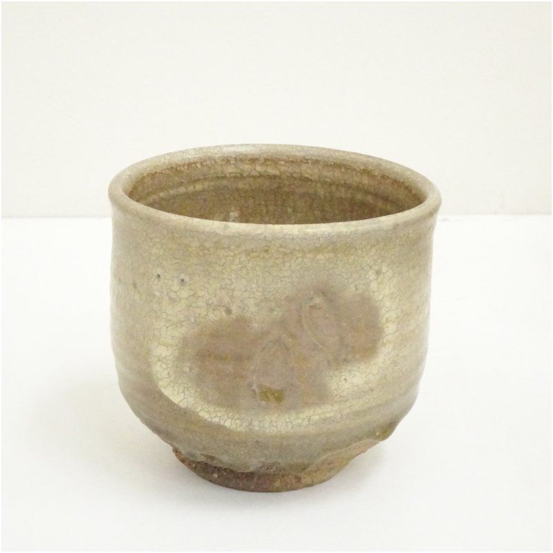 太子窯 鈴木八郎造 御題桜筒茶碗（共箱） 茶道 抹茶 おしゃれ 抹茶茶碗