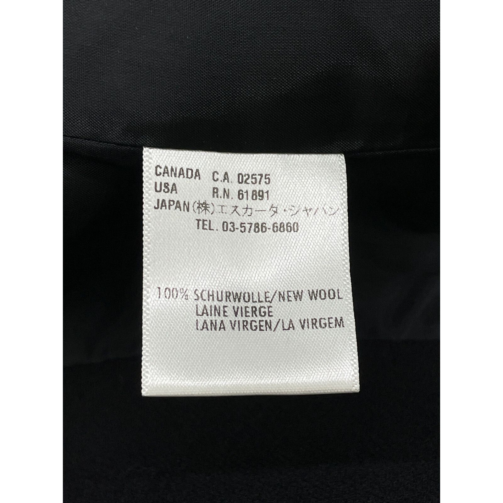 ESCADA エスカーダ ﾌﾞﾗｯｸ ｳｰﾙ ｻｲﾄﾞﾎﾞﾀﾝ 丸襟 ｺｰﾄ 40 - メルカリ