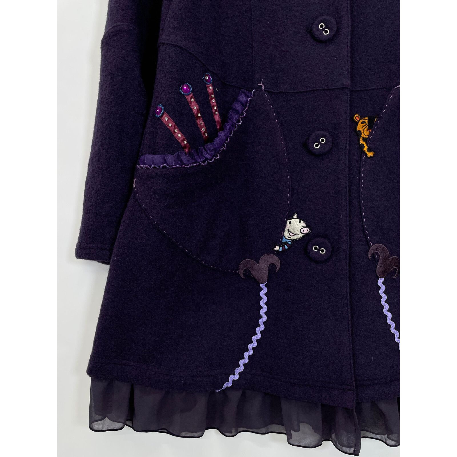 アルベロベロ動物刺繍 コート アルベロベロ動物刺繍 コート - メルカリ