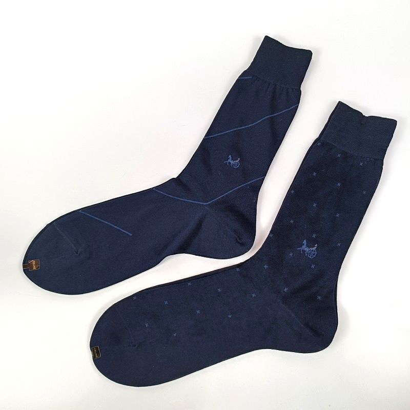 未使用 CELINE セリーヌ 靴下 2足セット 25cm 紳士 メンズ フォーマル