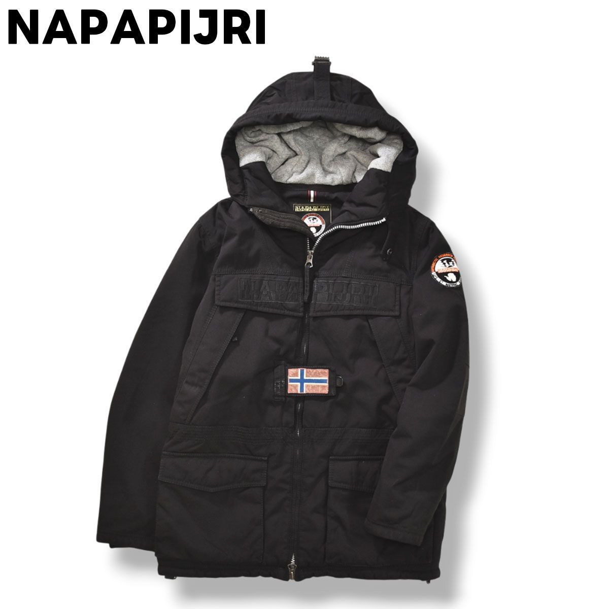 ナパピリ NAPAPIJRI SKIDOO OPEN JACKET 中綿 キルティング フーデット