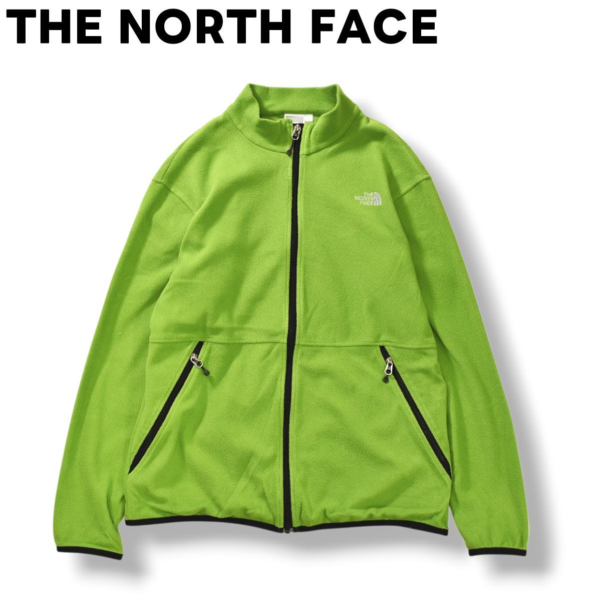 ノースフェイス THE NORTH FACE ポーラテック クラシック POLARTEC CLASSIC フルジップアップ フリースジャケット ブルゾン アウトドア カジュアル L イエローグリーン レディース