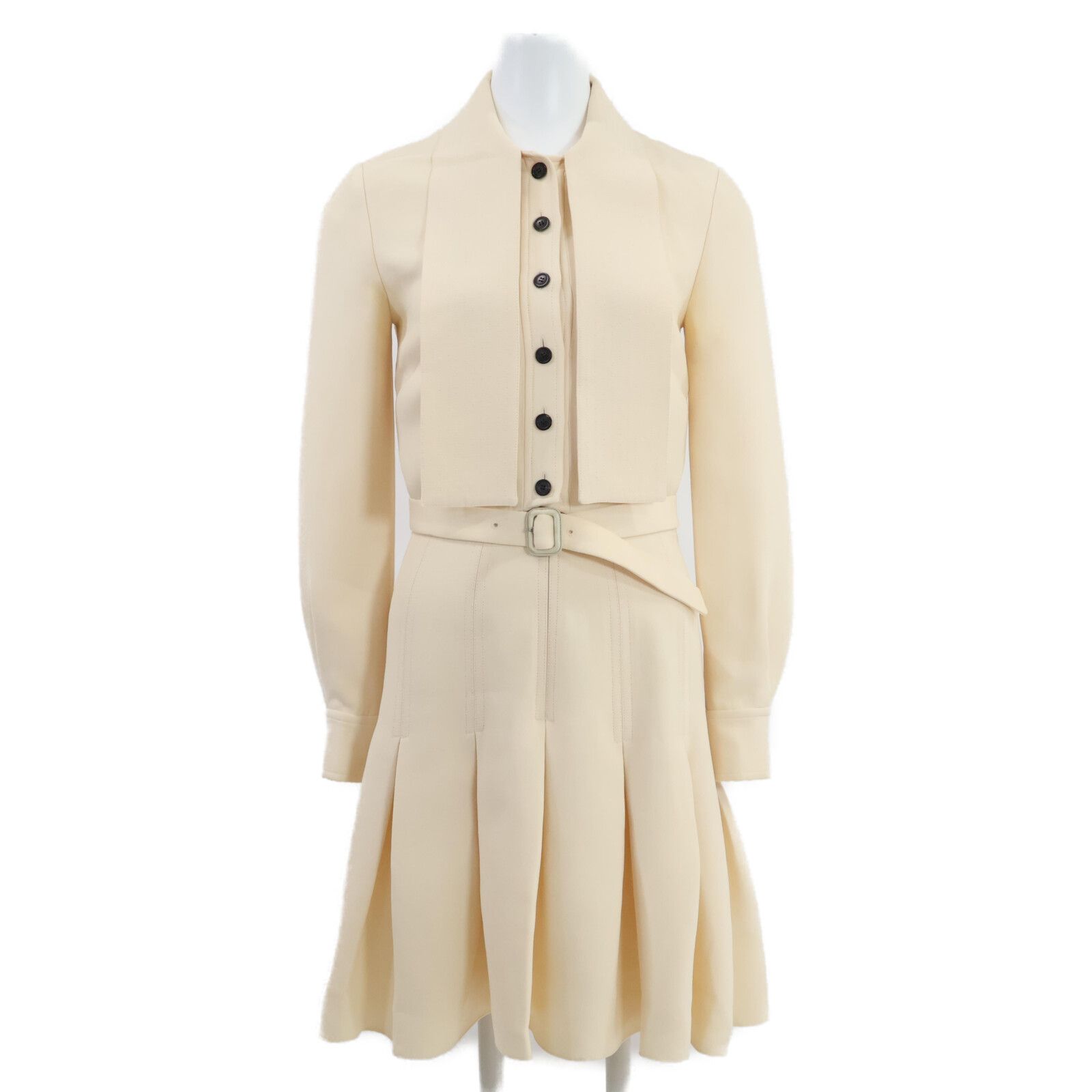 Christian Dior クリスチャンディオール 正規 シルク混 ベルト付 38