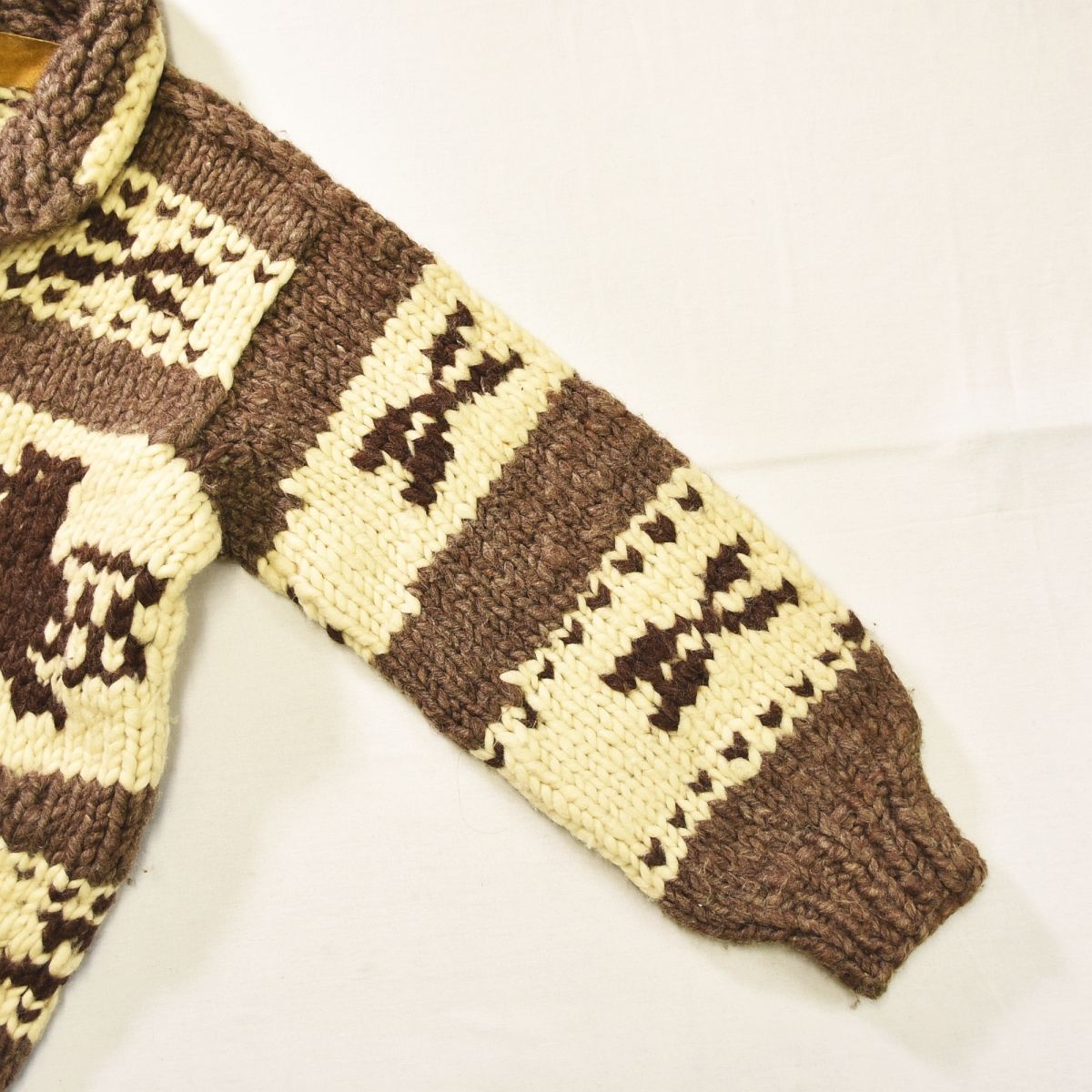 カナダ製 90s ヴィンテージ unknown カウチン ニット セーター