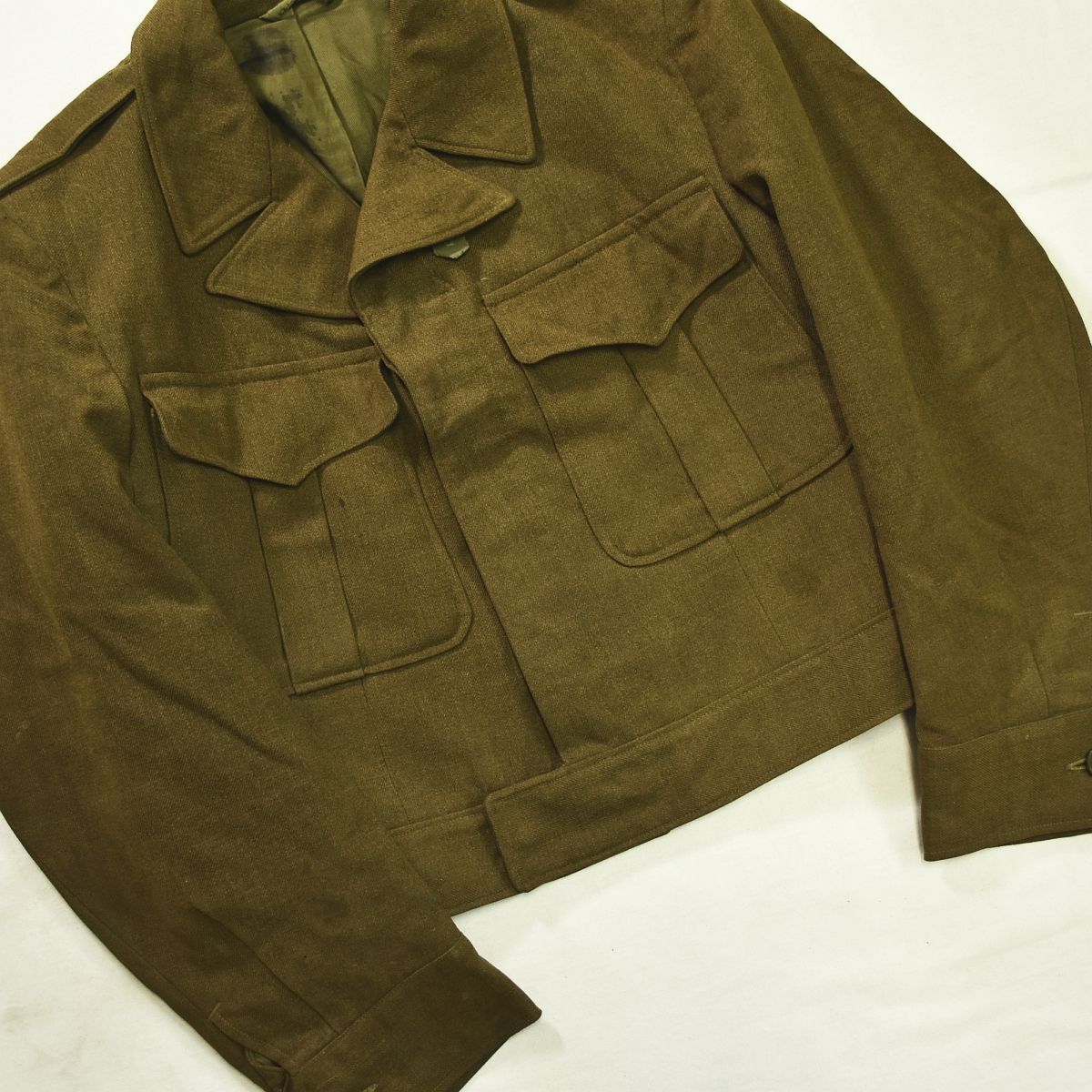 希少品】 40s US ARMY アメリカ軍 米軍 実物 アイク ジャケット ウール