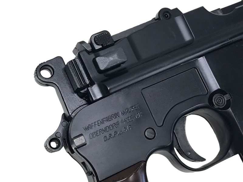 マルシン] モーゼル M712 8mmBB ブラックABS ガスブローバック (中古