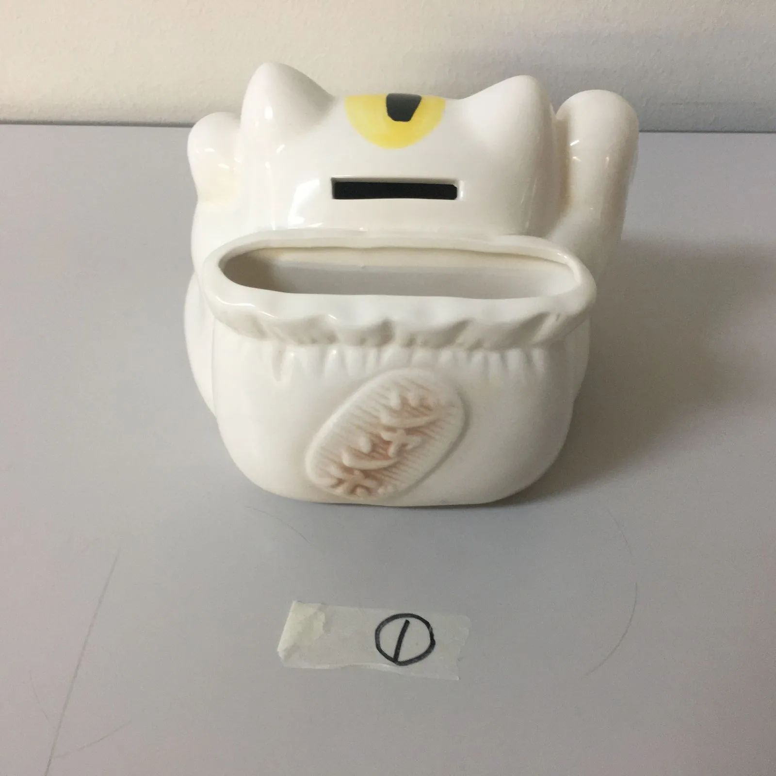 〇招き猫 貯金箱 宝くじ 開運 金運 来福 置物 ねこにしき 大当たり