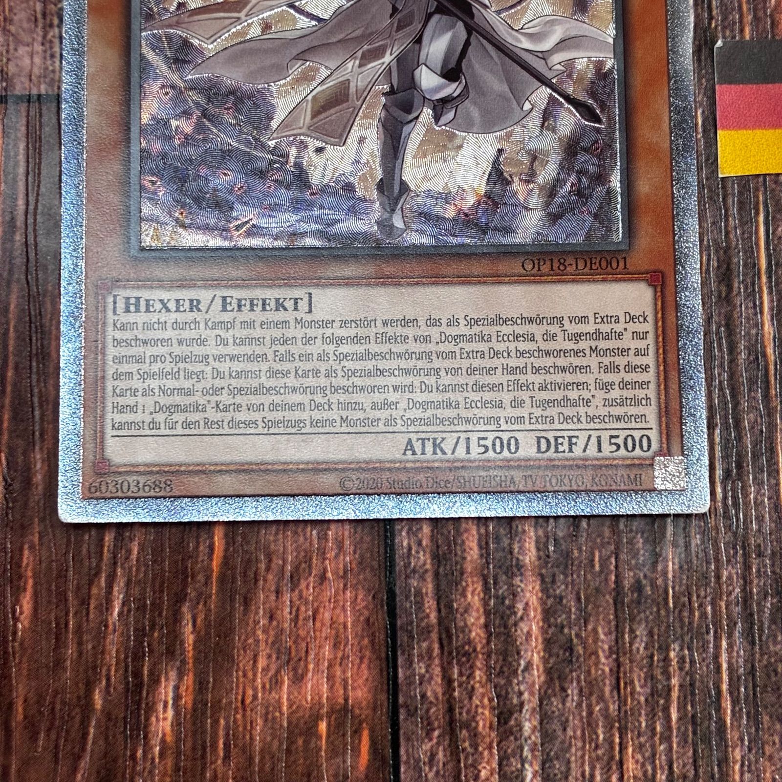 遊戯王 ドイツ版 EU版 教導の聖女エクレシア レリーフ - メルカリ