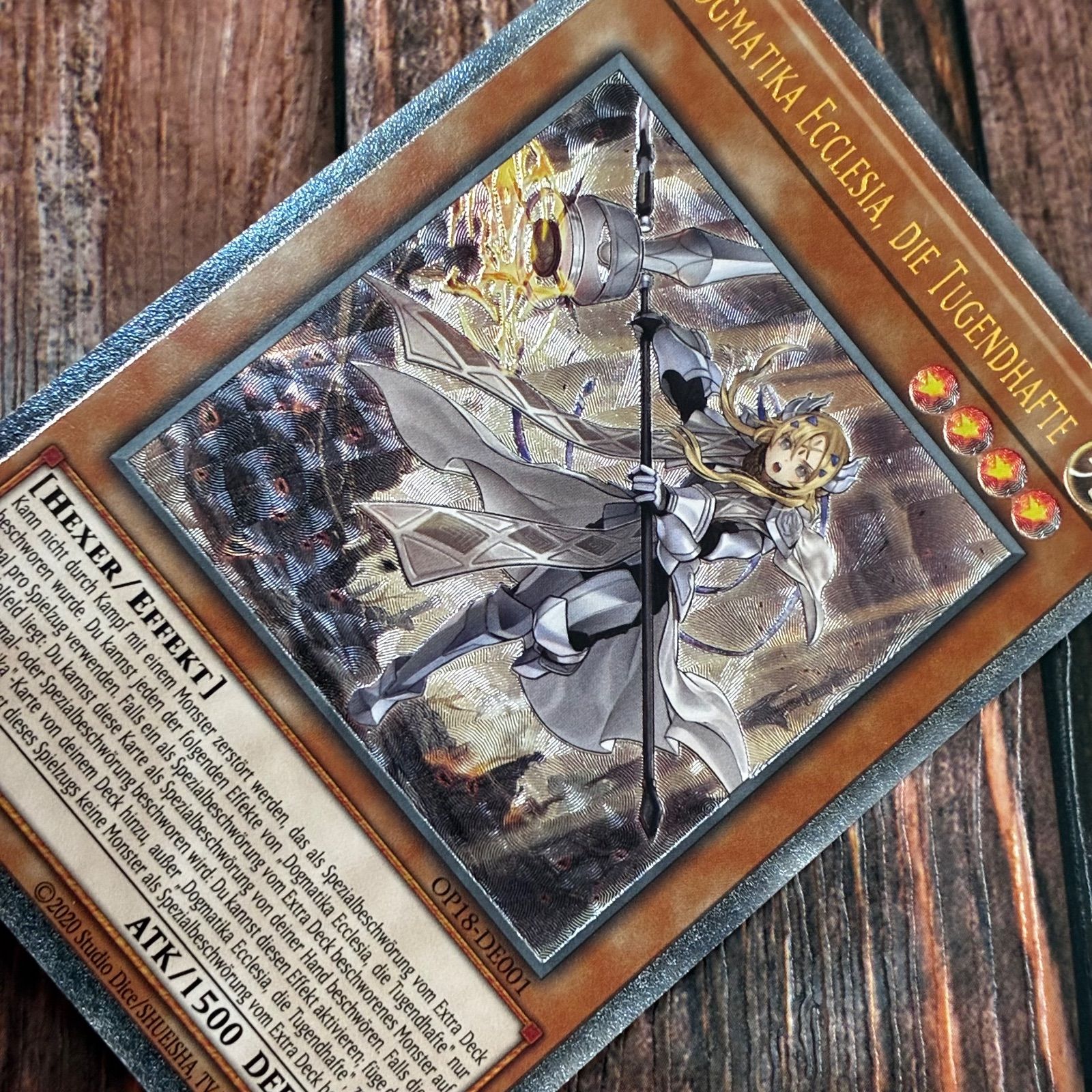 遊戯王 ドイツ版 EU版 教導の聖女エクレシア レリーフ - メルカリ