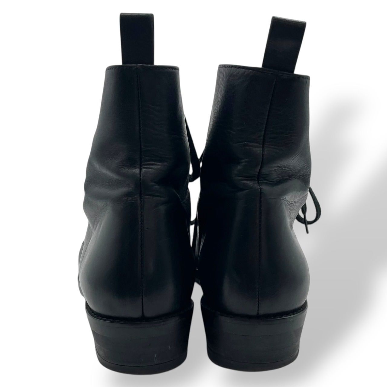 美品 MARGARET HOWELL マーガレットハウエル ショートブーツ レザー