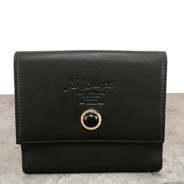 342 送料込み！ 未使用品 BVLGARI コンパクトウォレット B-ZERO1