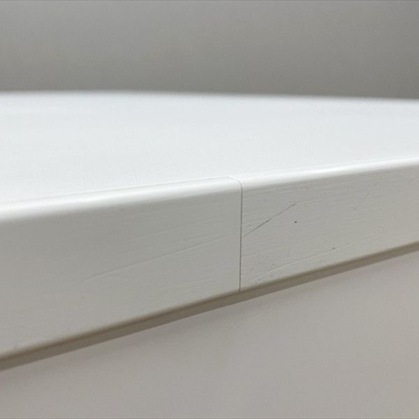 イトーキ 平デスク 平机 CZR 引出し無 L脚タイプ W 1400 D 700 ホワイトW 小物整理棚 ホッチキス