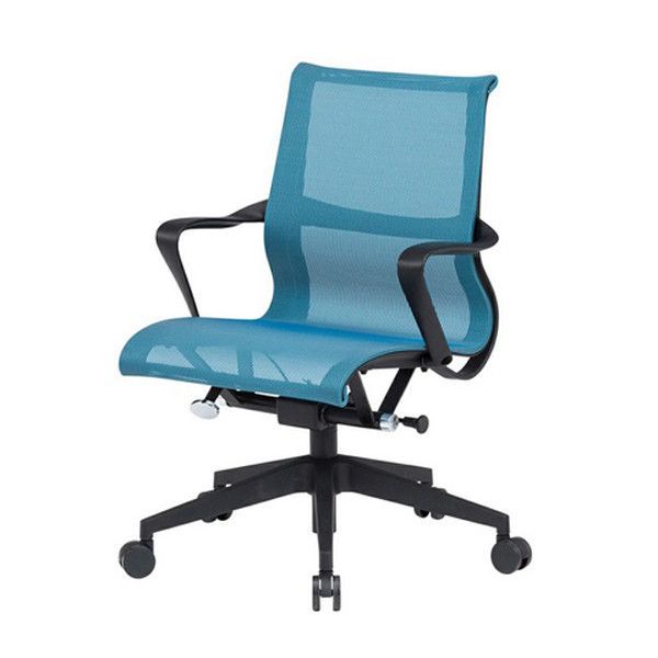 オフィスチェア TOKIO 肘付 ブルー