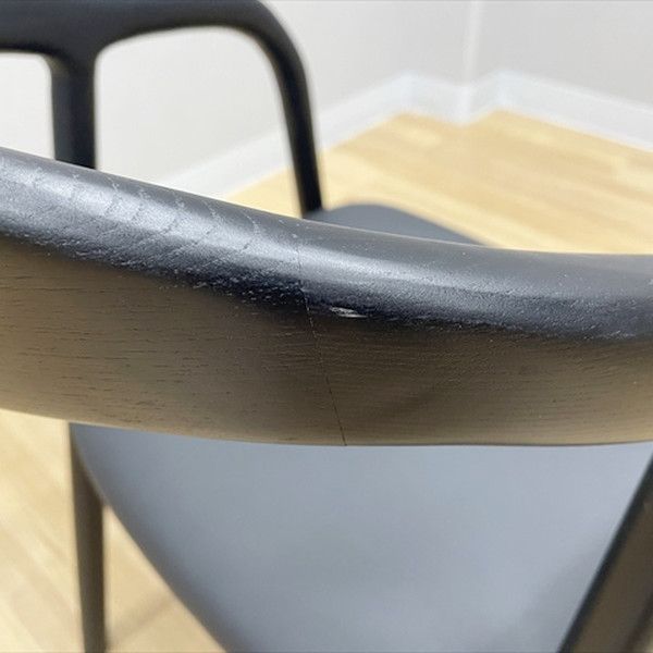 ミーティングチェア 4脚セット 肘付 暮らしのデザイン サラン ブラック オフィスチェア ワークチェア 椅子 チェア 家具 インテリア