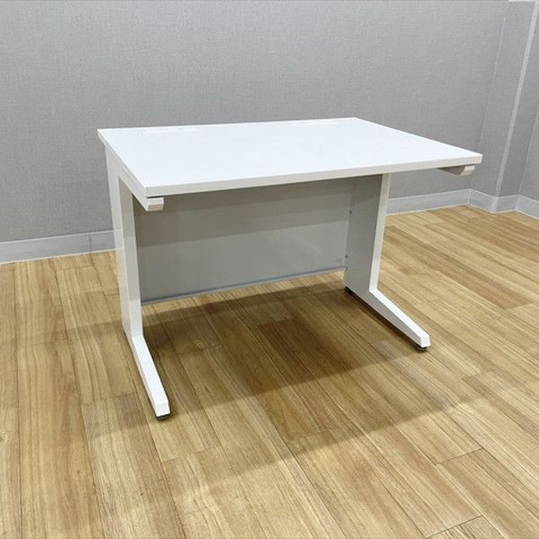 オカムラ 平デスク 平机 アドバンス-S 引出し無 W 1000 D 700 ホワイト