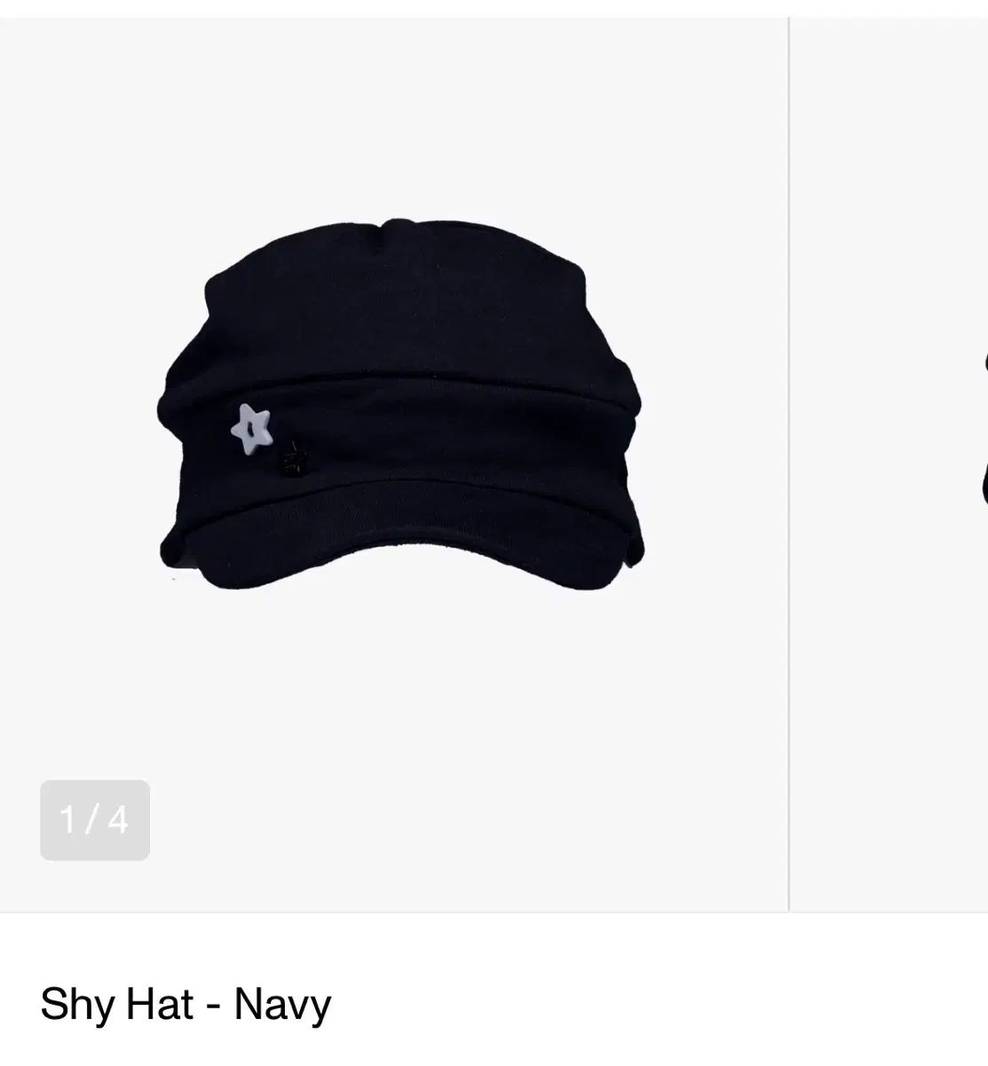 シャロームクラブ チュール ハット 帽子 ネイビー