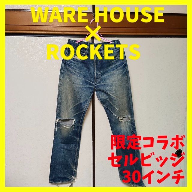 warehouse × rockets ウェアハウス × ロケッツ 別注 ジーンズ デニム